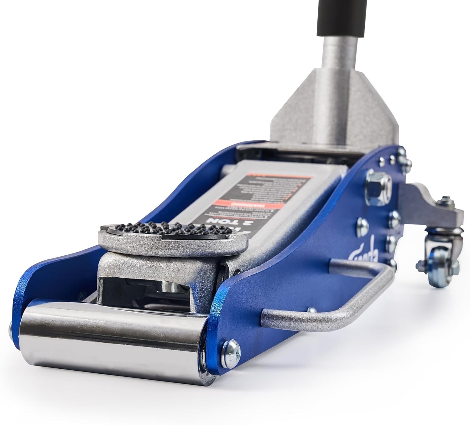 TONDA 2 Ton Hydraulic Jack Blue Aluminum - Effortless Vehicle Elevation