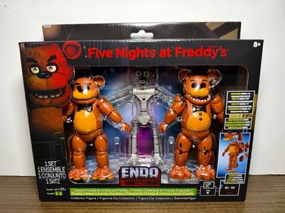 Jazwares Five Nights at Freddy s Endo Series: CLASSIC FREDDY & WITHERED FREDDY