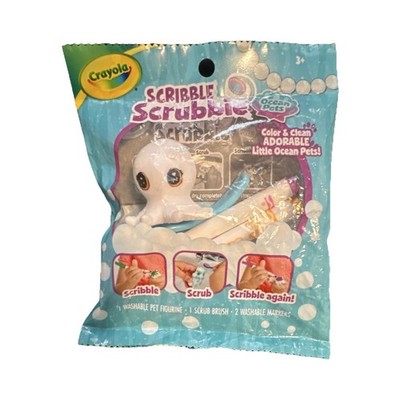 Crayola Scribble Scrubbie Ocean Pets King Soopers, Brush & 2 Washable Markers