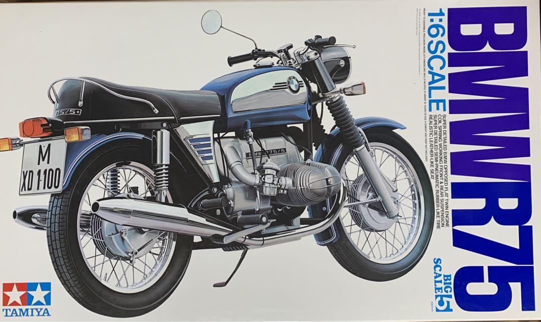 TAMIYA 1/6 BMWR75/5 プラモデル Tamiya BMW R75/5 1/6 scale