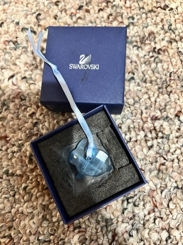 Swarovski Charm blau Kristall Hase Kaninchen selten, nicht mehr produziert