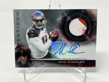 2015 Topps Platinum Veteran Refractor Mike Evans Patch Autograph #'d /100 AVP-ME