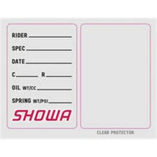 Factory Effex Showa Suspension Spec Sticker (3 pack) 22-90022