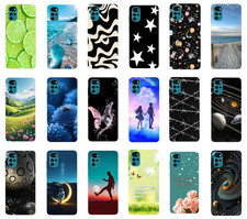 Cover Custodia Per Motorola Moto G22 case In TPU Silicone Morbida Fantasia