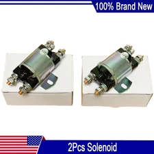 2Pcs Solenoid For Yamaha G1 Gas Golf Cart 12V 6 Terminal 100A 17-81950-01