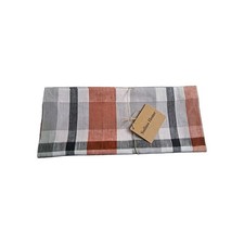 Buffalo Check Linen Table Runner 14" x 48"