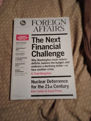 FOREIGN AFFAIRS Magazines, choose from 2008