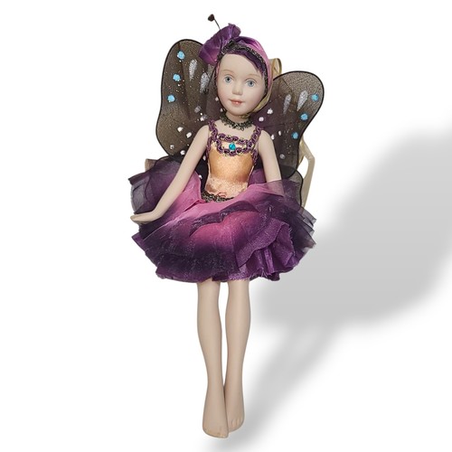 FAIRYLAND FANTASIES Green Tree Collectible Porcelain Doll Fairy Hannah RETIRED - Picture 4 of 9