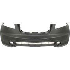Front Bumper Cover For 2003-2005 Infiniti Fx35 W Fog Lamp Holes Fx45 Primed Front Bumper Cover For 2003-2005 Infiniti Fx35 W Fog Lamp Holes Fx45 Primed