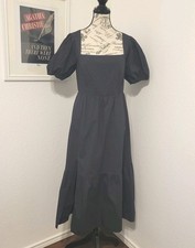 ASTR the Label Black Cotton Cottagecore Dress XL EUC