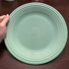 Fiestaware Sea Mist Green Dinner Plate 10.5" Retired Color Homer Laughlin