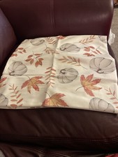18x18 Set of 4 Fall Pillow Covers Home Decor, Fall Pumpkin Leaves Theme New