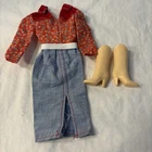VINTAGE ~Tagged BARBIE Dress ~ Western Midi, Belted ~ Mattel