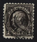 CKStamps: US Stamps Collection Scott#460 $1 Franklin Used