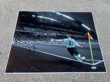 David Beckham Signed 16x20 Photo Manchester United LA Galaxy 6X PL Champ PSA #2