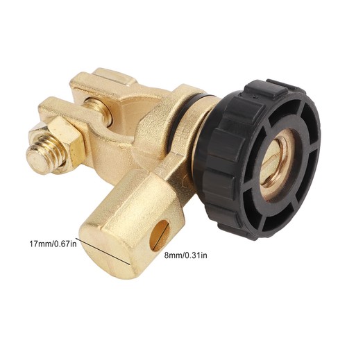 Battery Disconnect Isolator Heavy Duty Good Electrical Conductivity Safe Top - Picture 3 of 23