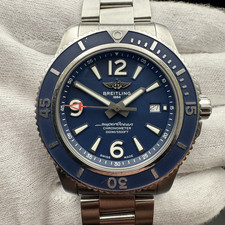 Breitling Superocean Blue 44mm Steel Bracelet...