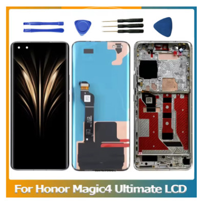 Original Display with Touch LCD Screen Digitizer Frame For Honor Magic4 Ultimate