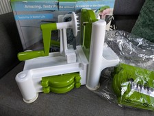 Mastertop Spiralizer 7 Blade Vegetable Spiral Slicer Handheld Heavy Duty Pasta