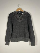 Vintage 90's Polo Ralph Lauren Men's Wool Alpaca Knitted Sweater Size: M 