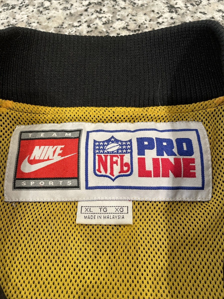 Nike Steelers NFL Pro Line ジャケット Vintage Team Nike NFL Pro Line Pittsburgh Steelers Full Snap