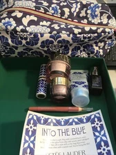 ESTEE LAUDER INTO THE BLUE 6 Piece Set With RESILIENCE LIFT EYE