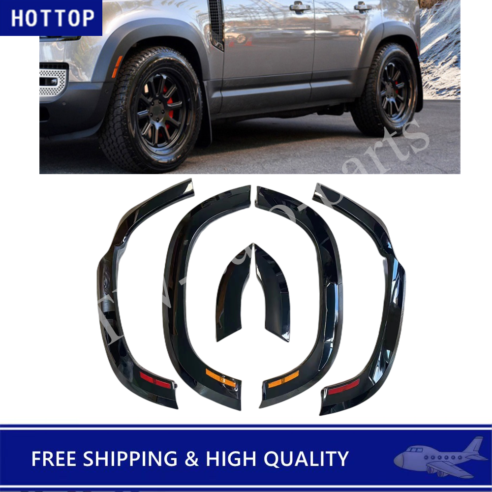 Wheel Fender Trim Kit Widening Fender with lights Fit for Defender 110