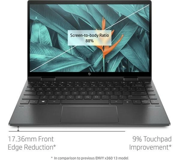 HP ENVY x360 13.3" (256GB SSD, AMD Ryzen 5 3rd Gen., 3.70 GHz, 8 GB) Convertible - Image 3 of 4
