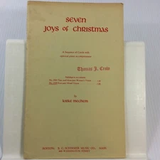 Seven Joys of Christmas Kirke Mechem Choral Music Songbook SATB