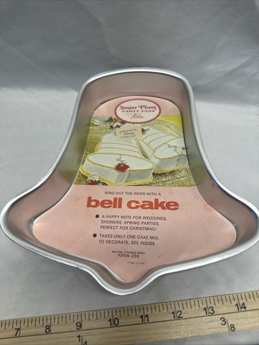 Wilton Cake Pan Wedding Bell 502-2057 Christmas Anniversary Baking Mold 1971 - Picture 15 of 16