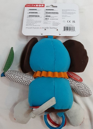 Bandana Buddies Baby Activity and Teething Toy with Multi-Sensory Rattle and Tex - Picture 3 of 6