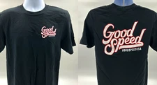 GoodSpeed Black T-Shirt w/ Red & White Logo (Style 100)