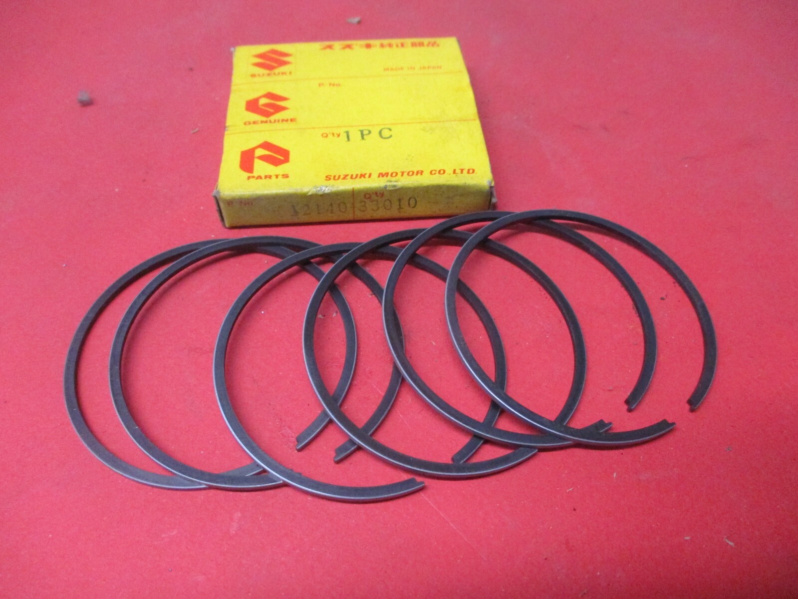 NOS NEW OEM ORIGINAL SUZUKI 1972 GT380 PISTON RINGS 1214033010 eBay