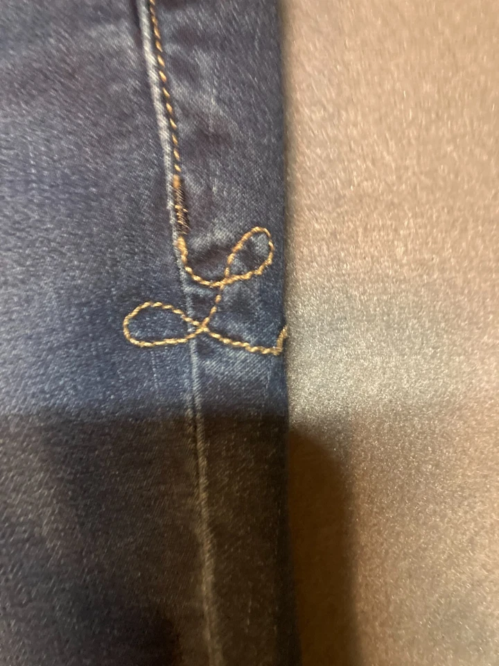 Джинсы Sienna Tomboy уровень 99 духовные эластичные хлопок джинсовая ткань синие женские размер 28 - Изображение 3 из 4