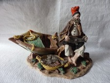 VINTAGE SCULPTURE MAIN CERAMIQUE PECHEUR VALLAURIS CERENNE SCIACCA ROTH SANTON