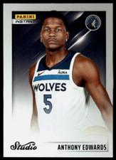 2024-25 Panini Instant Basketball Anthony Edwards STU-7 NBA INSTANT STUDIO 1/275