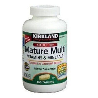 Kirkland Signature Mature Multi Vitamins Minerals with Lycopene Lutein 400Tablet