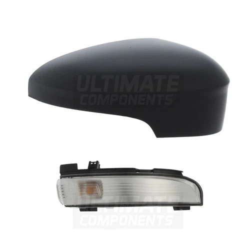 Ford Galaxy 2015-2021 Primed Wing Mirror Cover & Clear Indicator Drivers Side