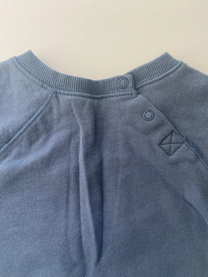 Sudadera H&M Niños TOM & JERRY Azul Talla 1 1/2-2Y con Cierre a Presión en la Espalda Foto 4 de 4