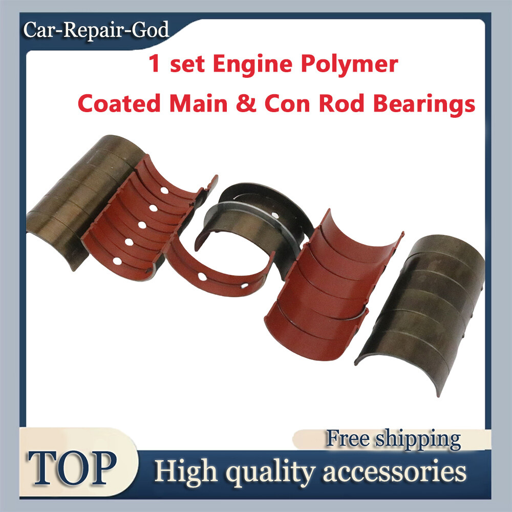 1 Set Engine Main Con Rod Bearings Fit For BMW 3.0 Turbo L6 N51 N52 N54 N55 USA