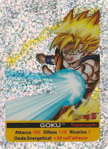Lamincards Dragon Ball Z Edibas Serie Platino GOKU N P9 Platino