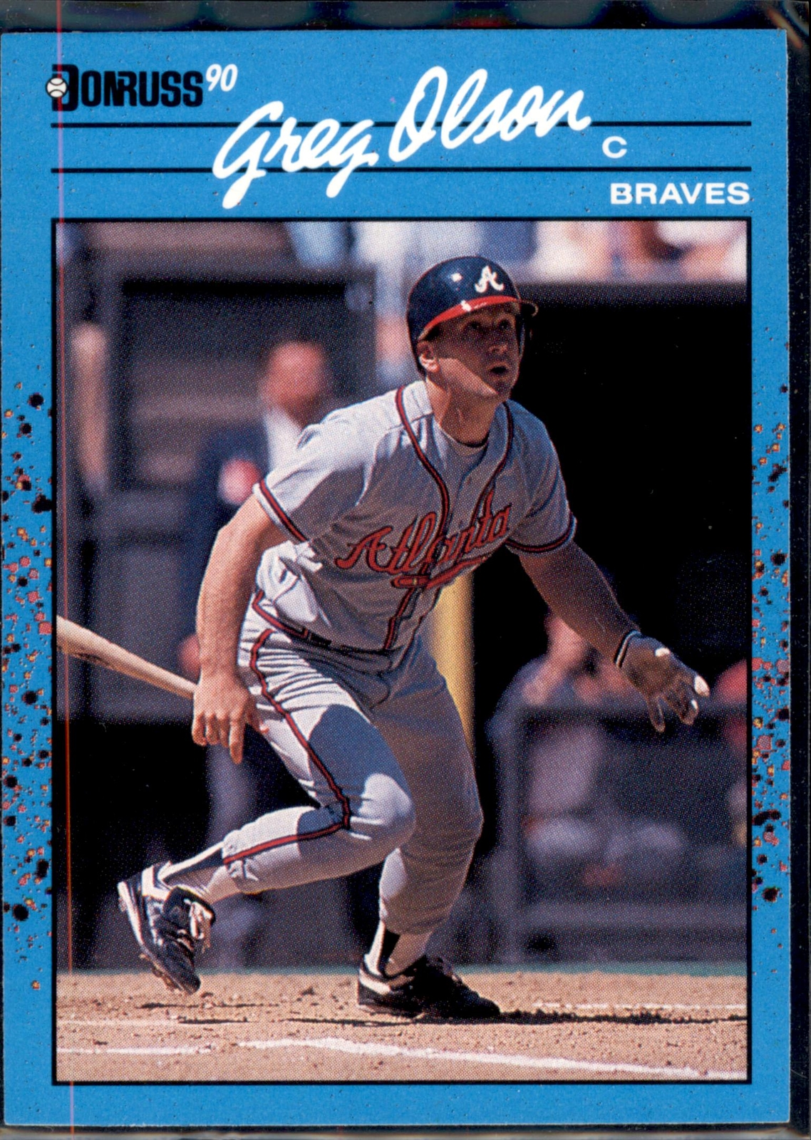 Greg Olson #25 1990 Donruss Best of the NL