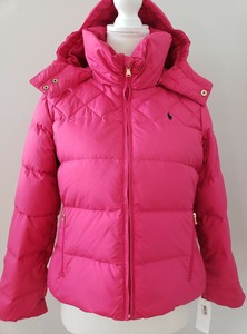 pink polo coat