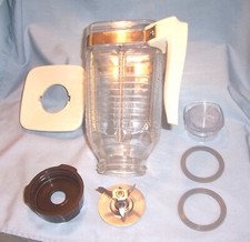 Oster Osterizer Licuadora 5 Tazas Tarro de Vidrio Cortador Hoja Tapa y Tapa Central e Inferior