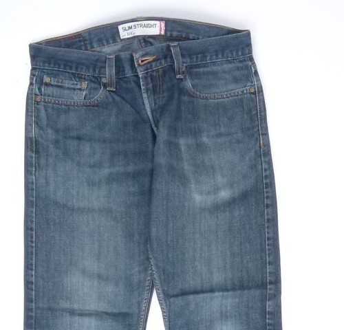 W 32 Blau Levis L Levi's 32 33 Jeans 514 33 Stonewashed Tuyau ja3539 UaI0a8