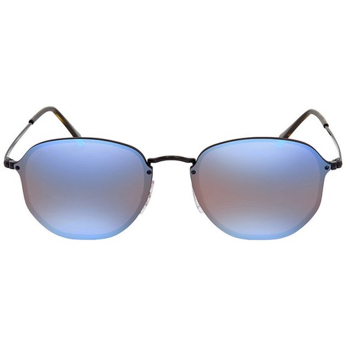 Ray Ban RB 3579N 153/7V 58mm Black Violet/Blue Mirror Blaze Sunglasses New  8053672771336 | eBay