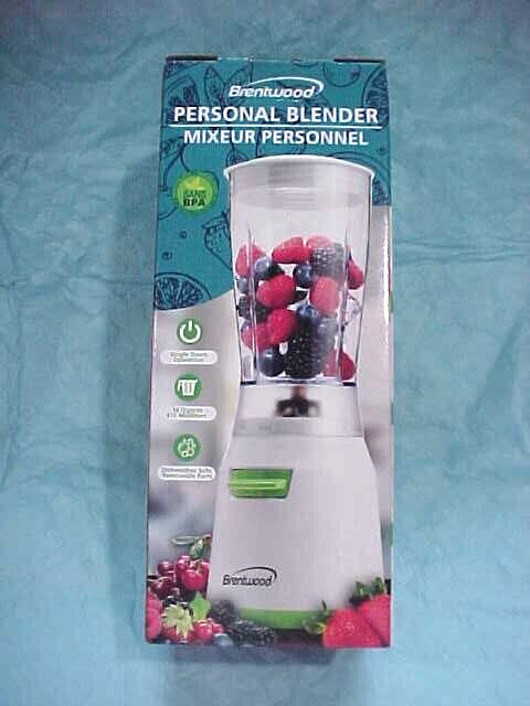 BRENTWOOD PERSONAL BLENDER #JB-191 NEW IN BOX 14 OZ. DISHWASHER SAFE