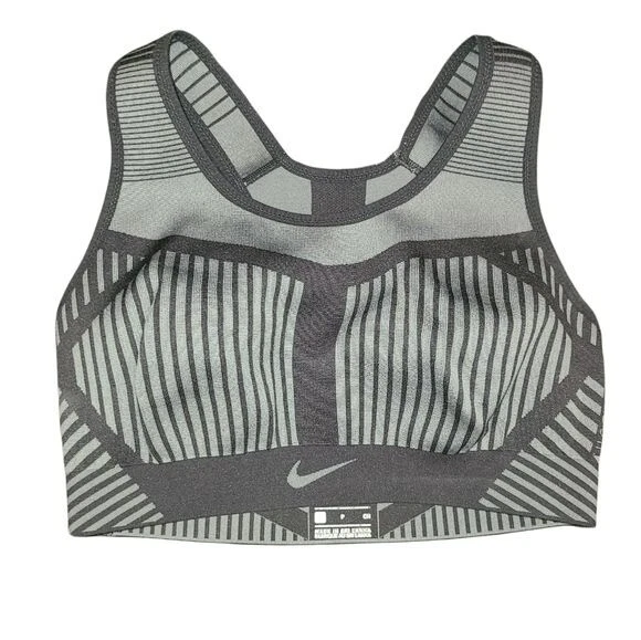 Nike FE/NOM Flyknit Sports Bra. High support Size Medium