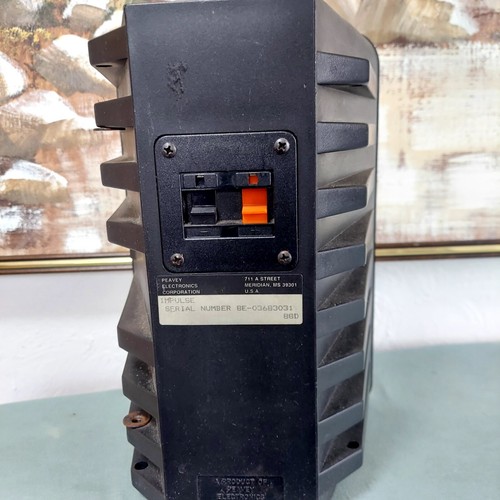 2 Vintage 1988 PEAVEY IMPULSE SPEAKERs - BLACK - Picture 10 of 11