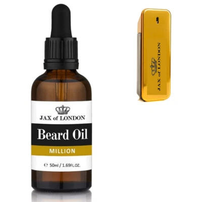 JAX OF LONDON Best Cologne Beard Oils, Beard Growth, Conditioning 50ML 11 Scents